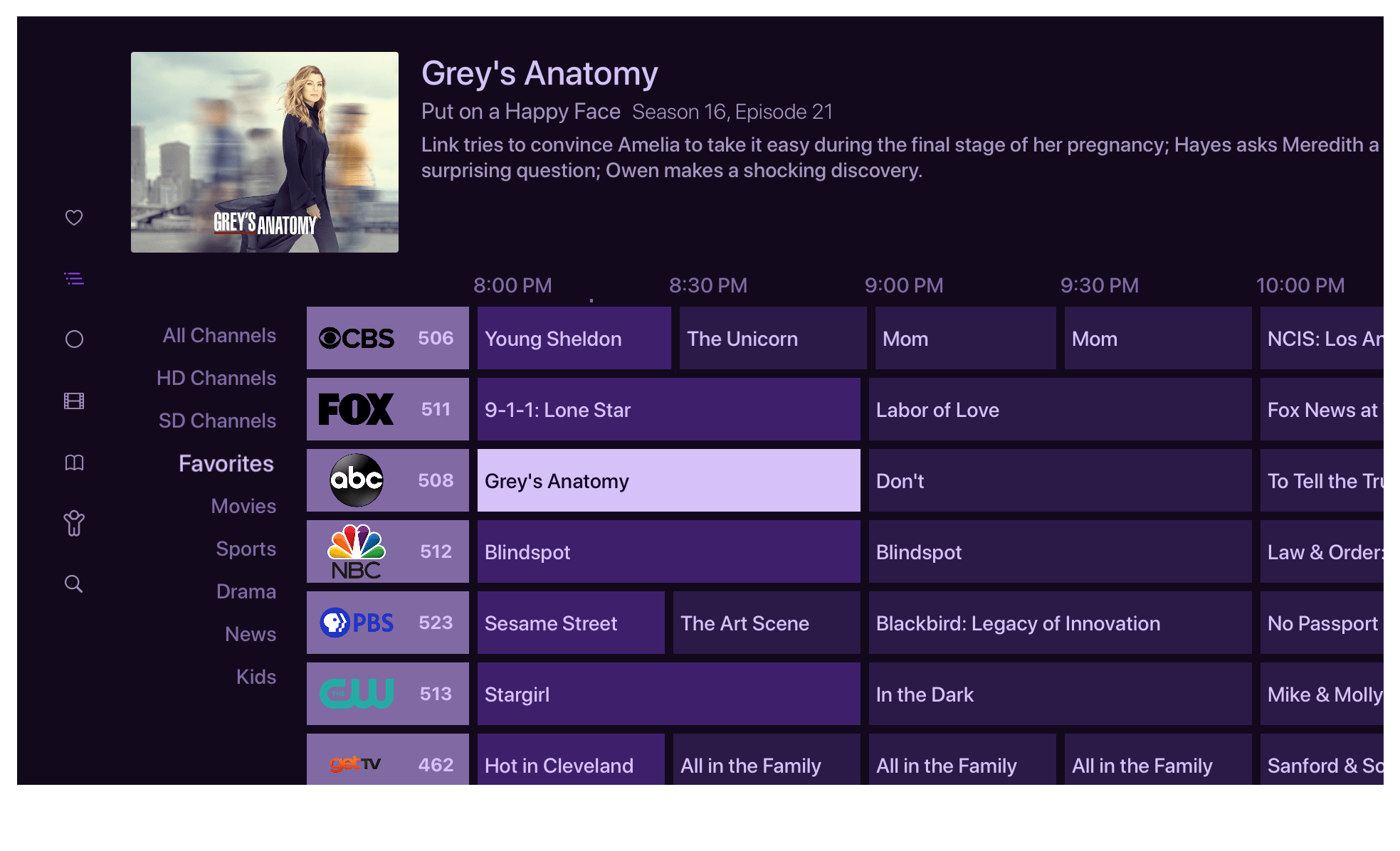 Channels — Live TV and DVR for Apple TV