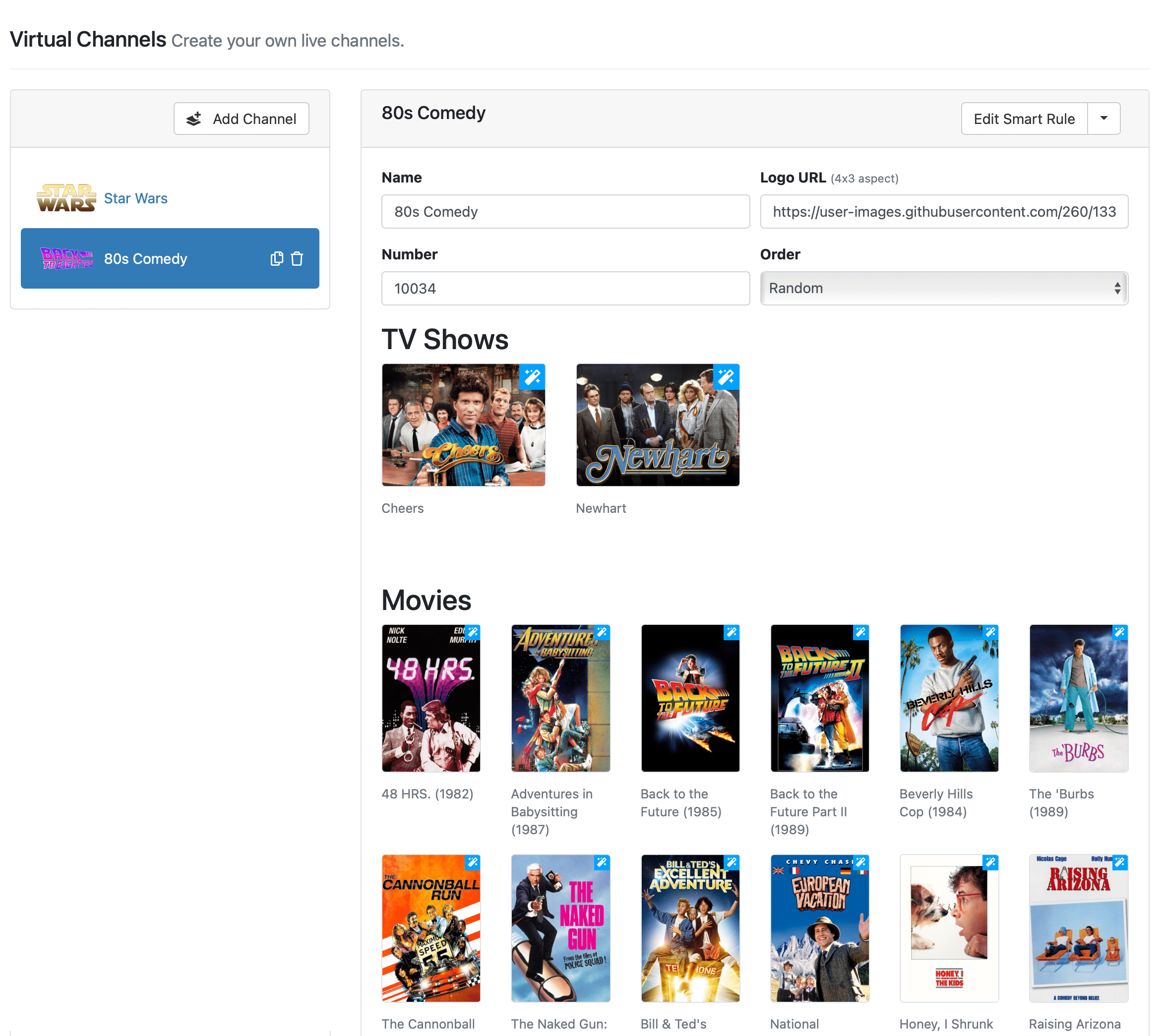 Channels Support Virtual Channels