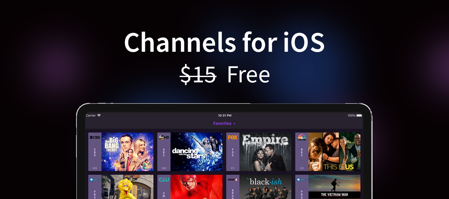 channels for ios free
