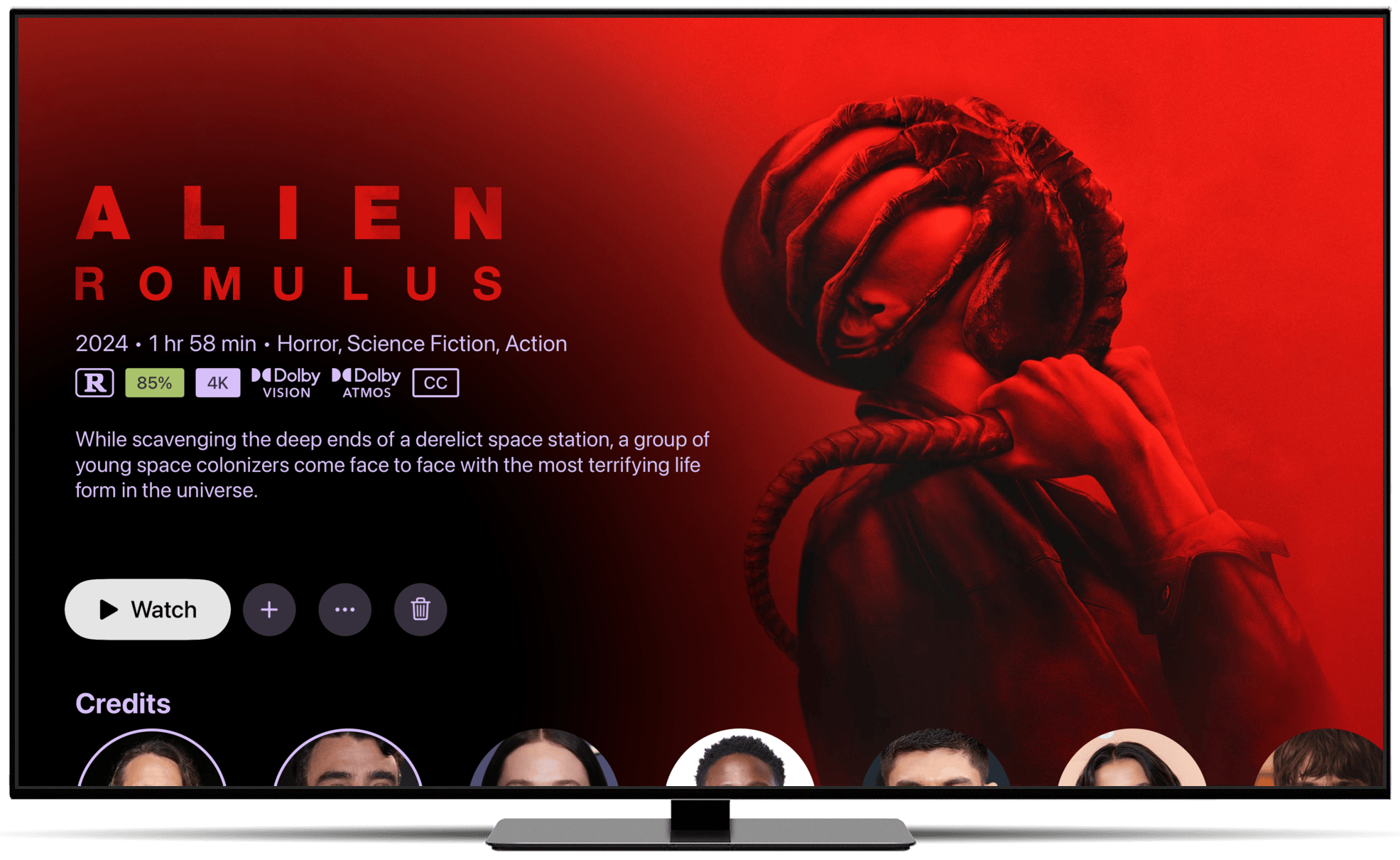 dvr library alien movie